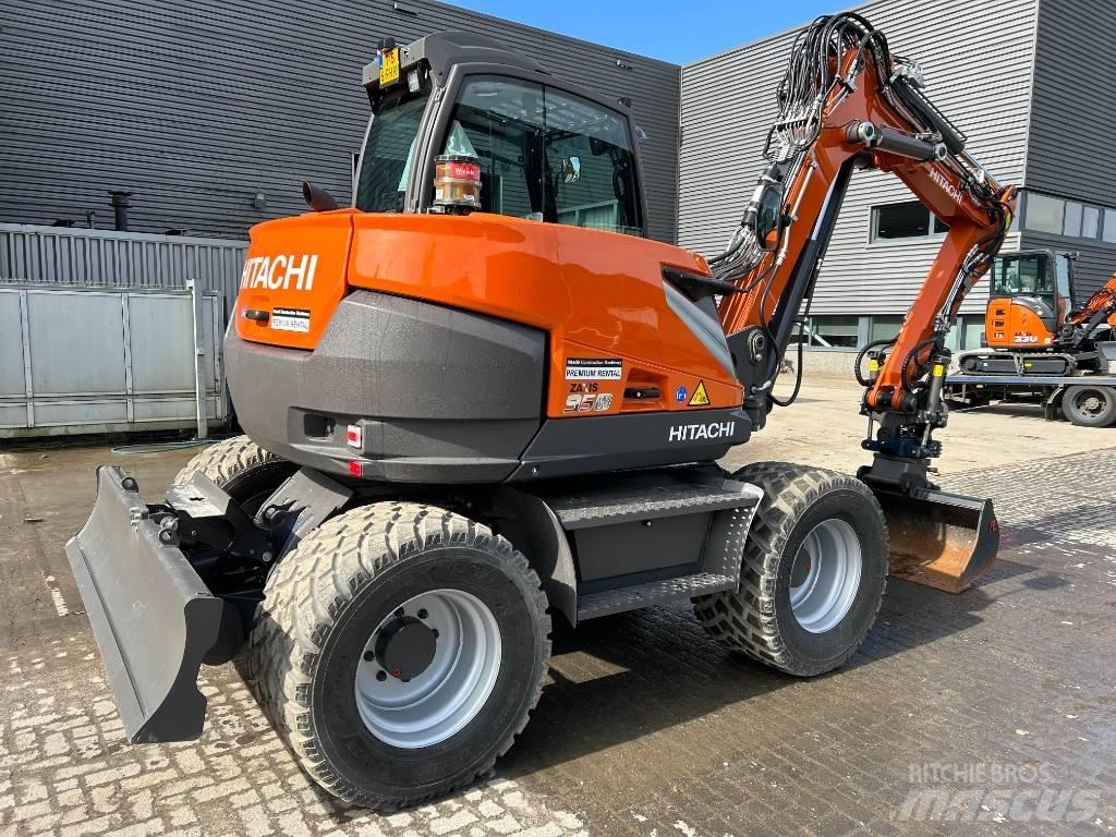 Hitachi ZX95W Mobilbagger