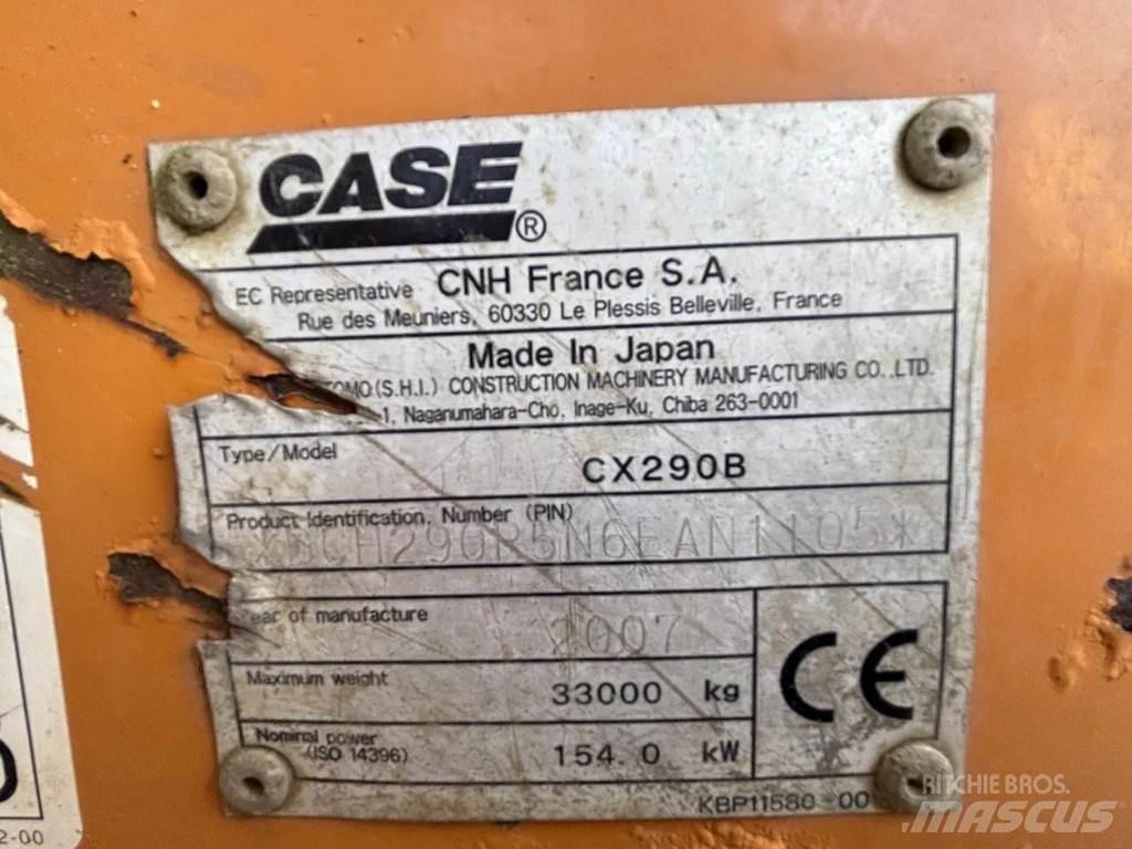 CASE CX290B Raupenbagger