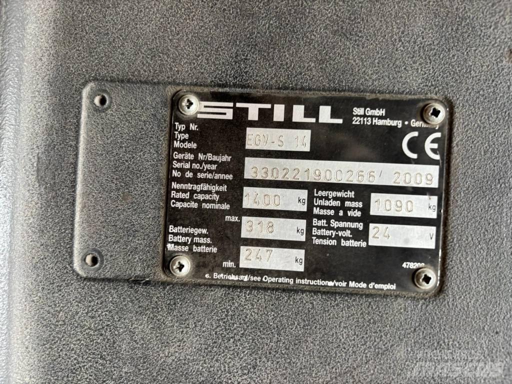 Still EGV-S14 Selbstfahrstapler