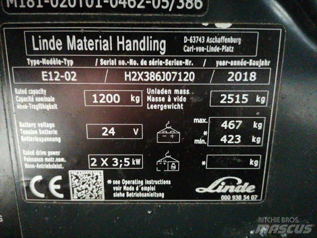 Linde E12-02 Elektrostapler