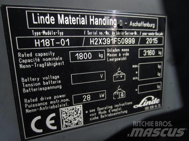 Linde H 18 T-03 Gasstapler