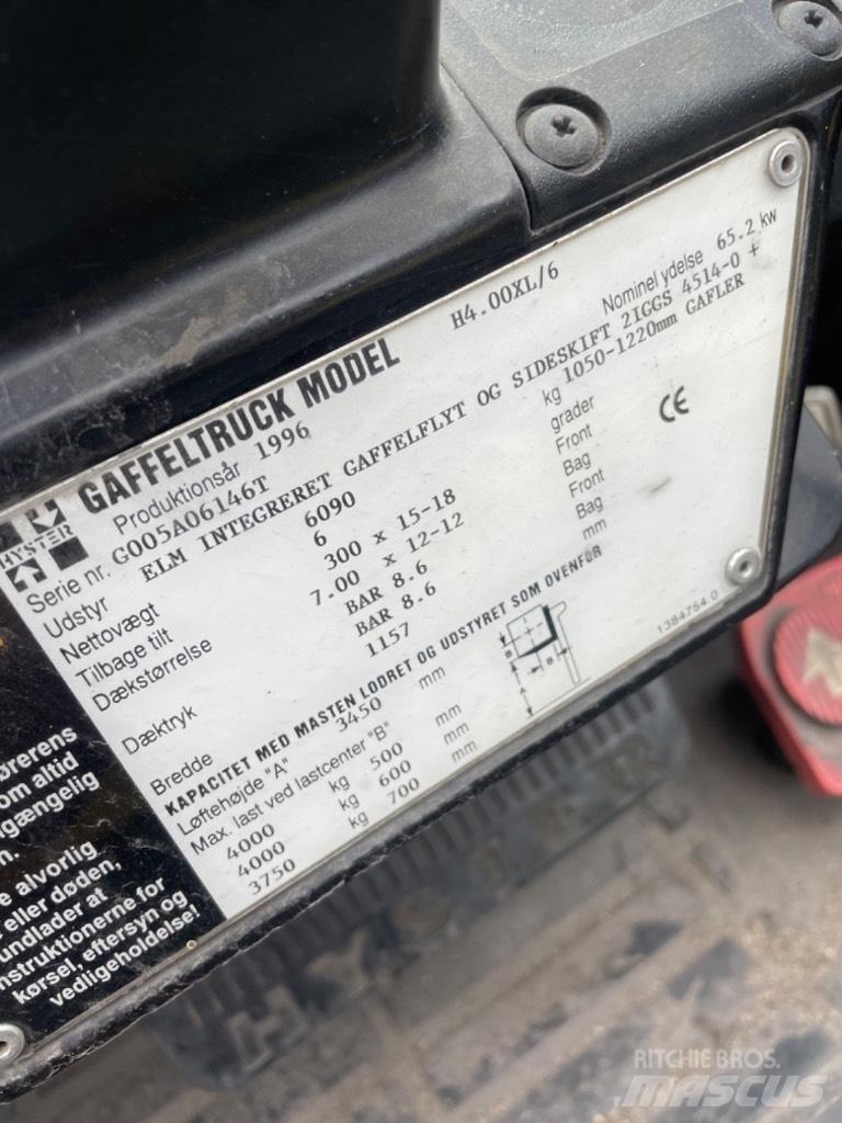 Hyster H 4.00 XL Gasstapler