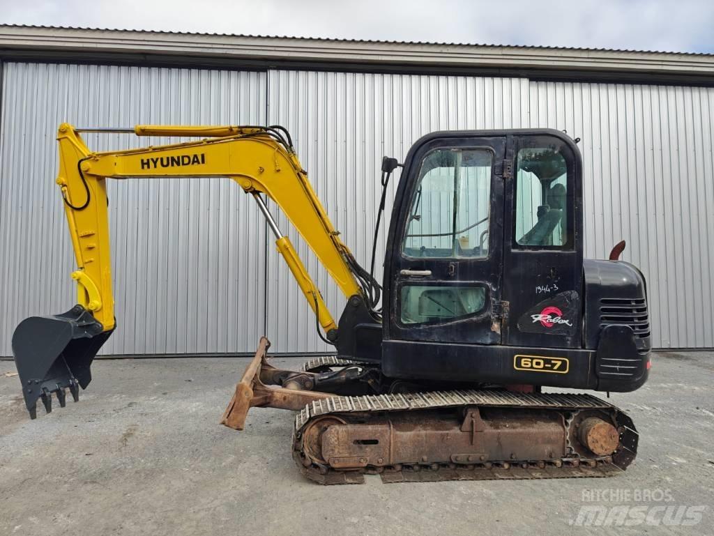 Hyundai R 60-7 Minibagger < 7t