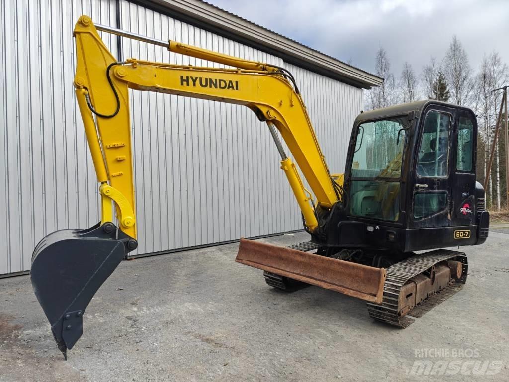 Hyundai R 60-7 Minibagger < 7t