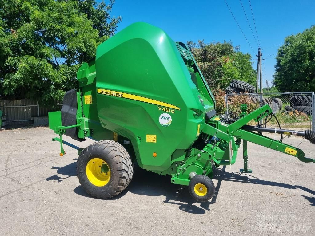 John Deere V451G Rundballenpressen