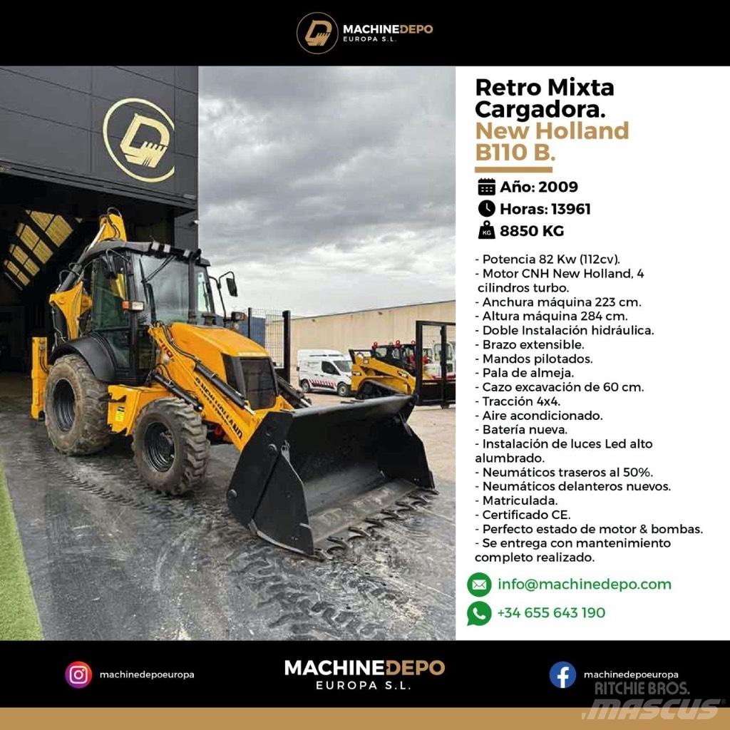 New Holland B 110 B Baggerlader