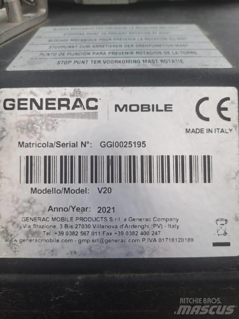 Pramac Generac V20 Lichtmasten
