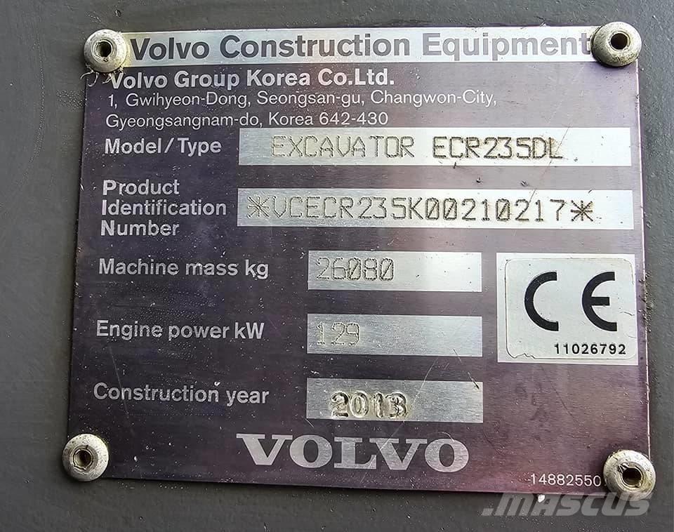 Volvo ECR235 DL Raupenbagger