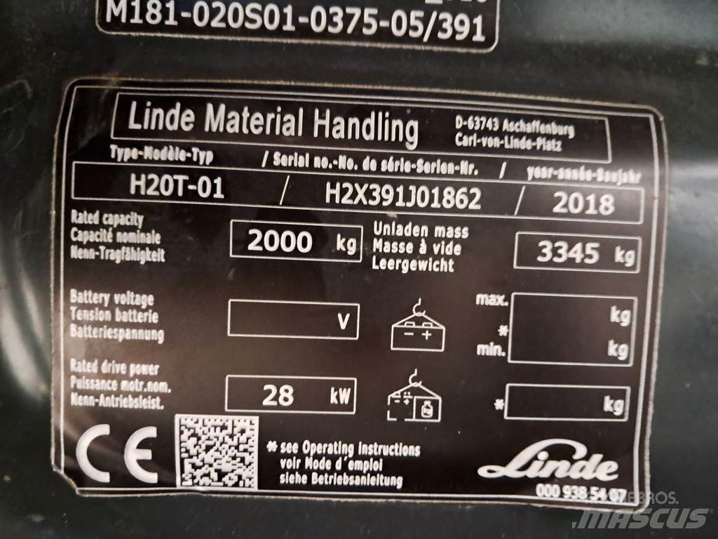 Linde H20T-01 Gasstapler