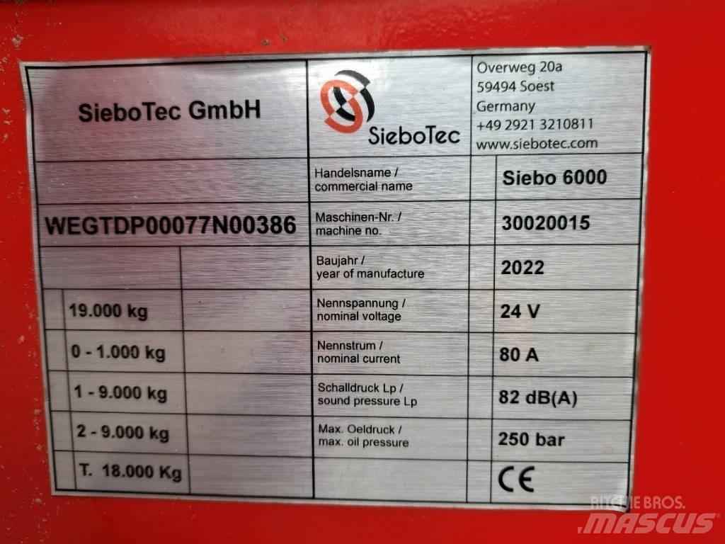 Siebotec Siebo 6000 Trommeln