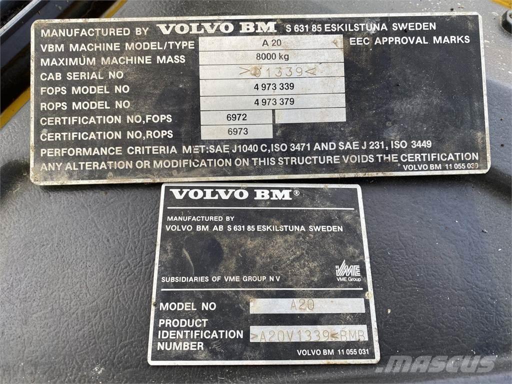 Volvo A20 Minidumper
