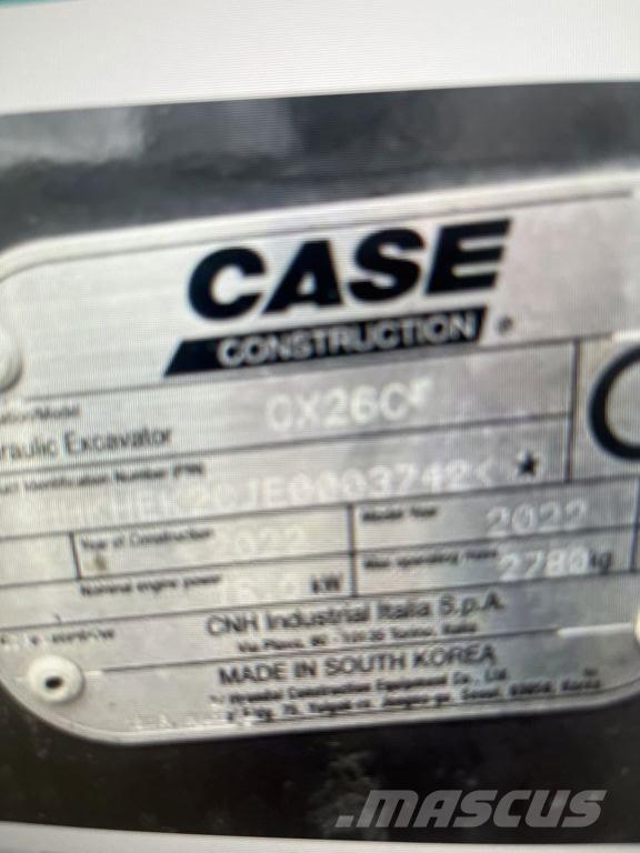 CASE CX26c Minibagger < 7t