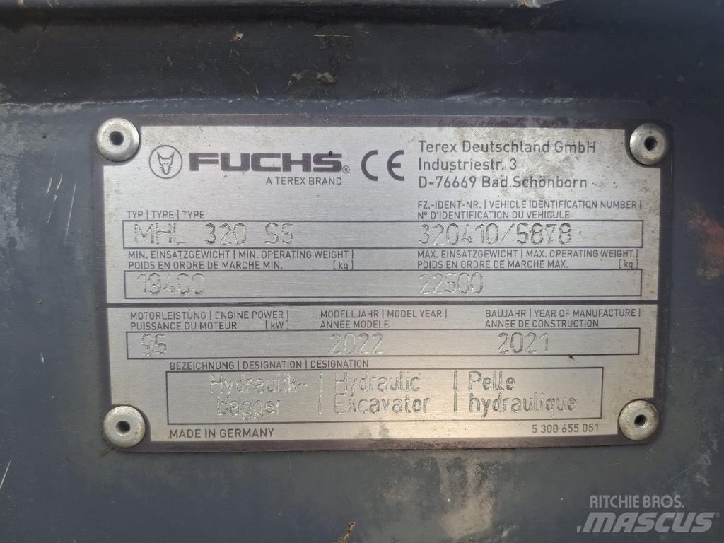 Terex Fuchs MHL320F Sonstige Flurförderzeuge
