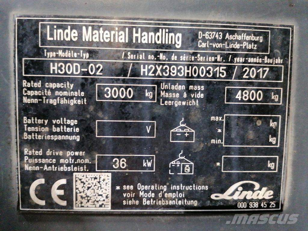 Linde H30D-02 Dieselstapler