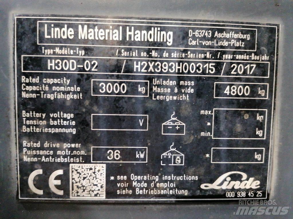 Linde H30D-02 Dieselstapler