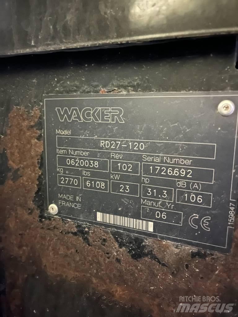 Wacker RD27 Erdbauwalzen