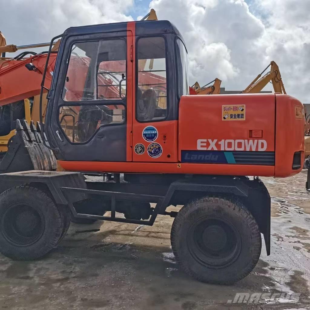 Hitachi EX 100 W D Mobilbagger
