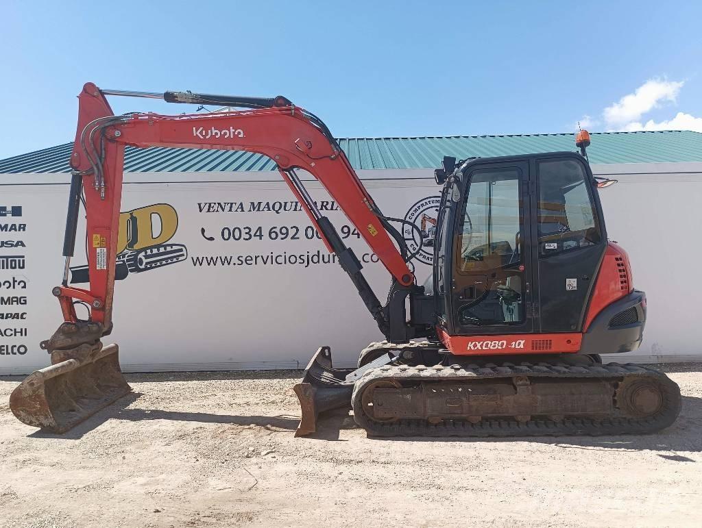 Kubota KX 080-4 Midibagger  7t - 12t