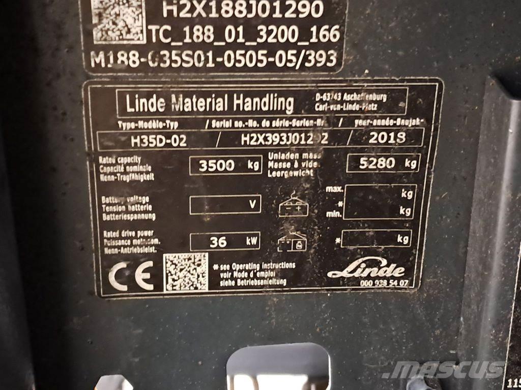 Linde H35D-02 Dieselstapler