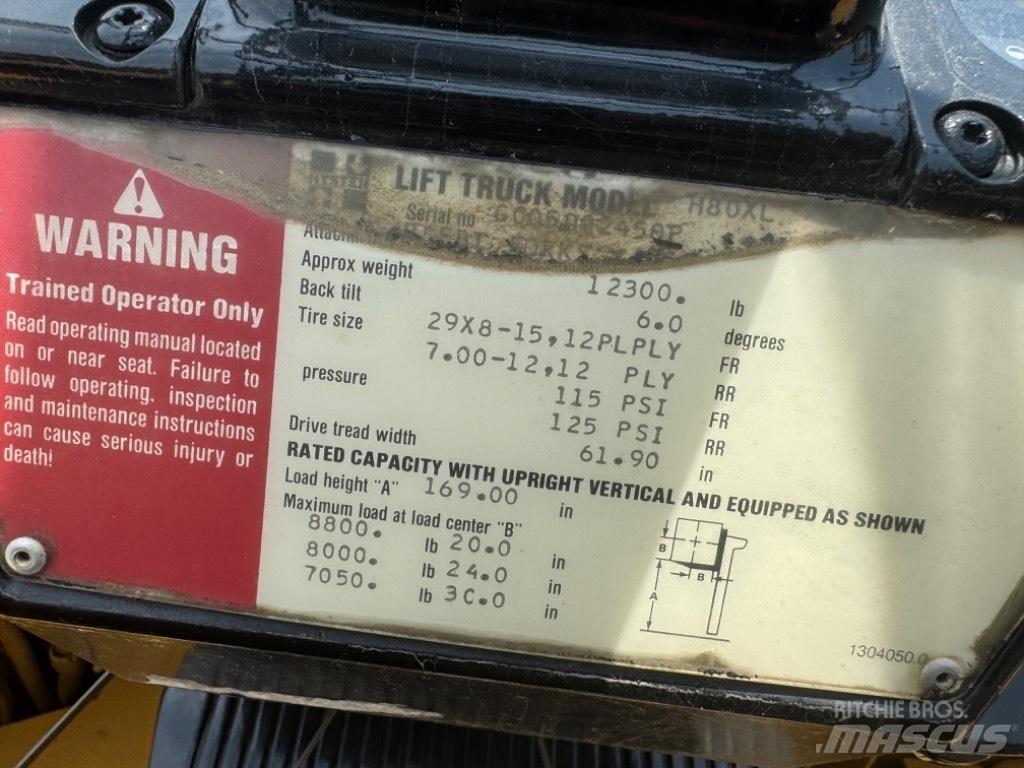 Hyster H 80 XL Andere Gabelstapler