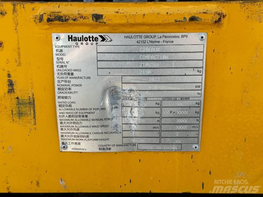 Haulotte COMPACT 10N Scheren-Arbeitsbühnen