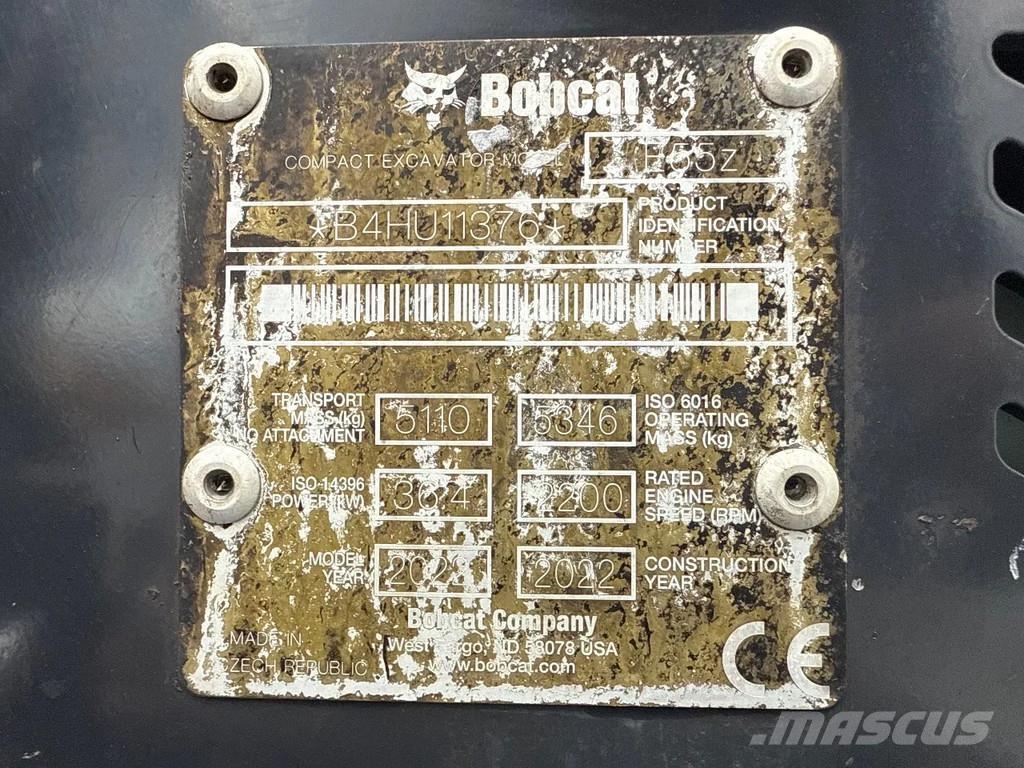 Bobcat E55z Minibagger < 7t