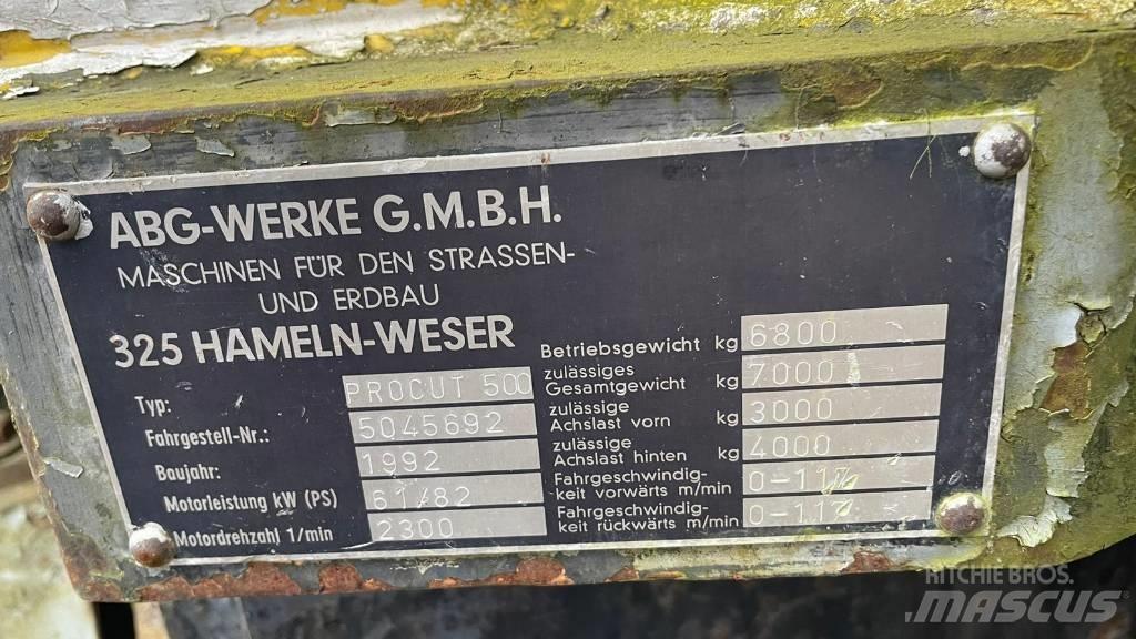 ABG Procut 500 Asphalt-Splitmaschinen