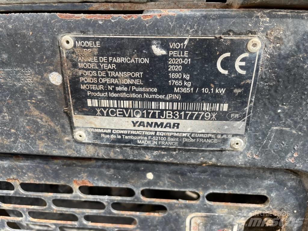 Yanmar Vio 17 U Minibagger < 7t