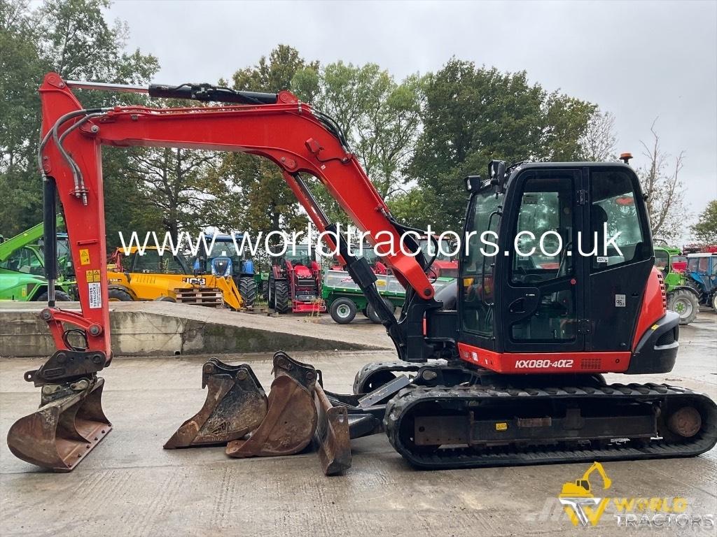Kubota KX 080-4 Midibagger  7t - 12t