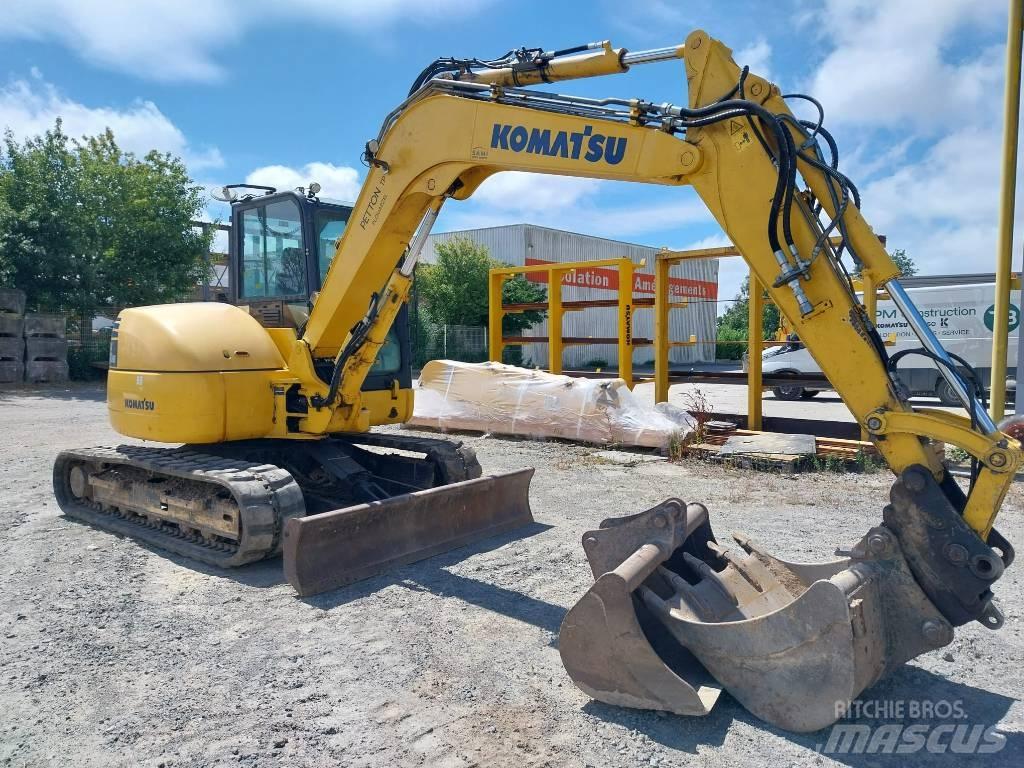 Komatsu PC80MR-5 Midibagger  7t - 12t