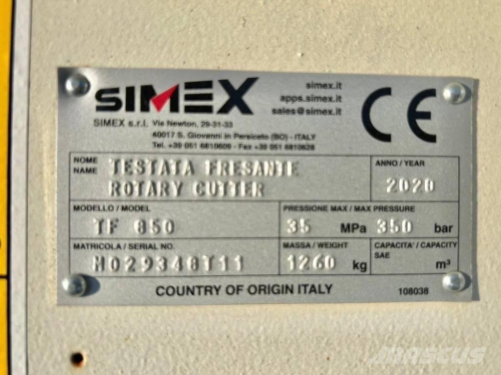 Simex TF850 Grabenfräse