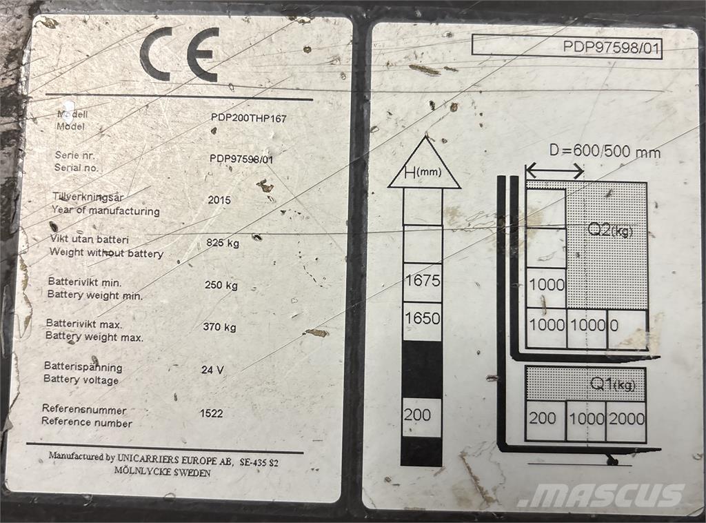 Atlet PDP200 Selbstfahrstapler