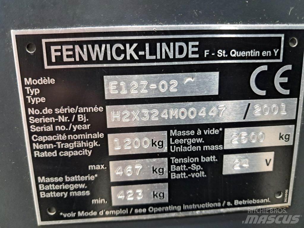 Linde E12Z-02 Elektrostapler