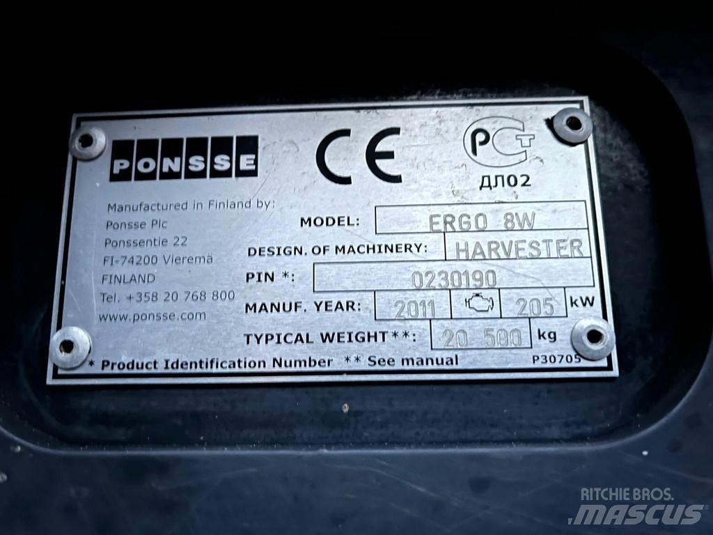 Ponsse Ergo 8W Harvester