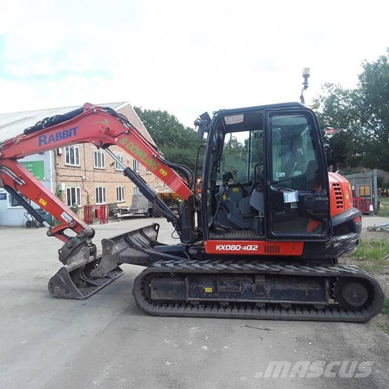 Kubota KX080-4a2 Midibagger  7t - 12t