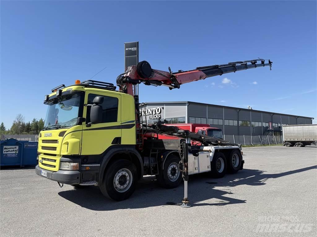 Scania P420 8X2 Kranwagen