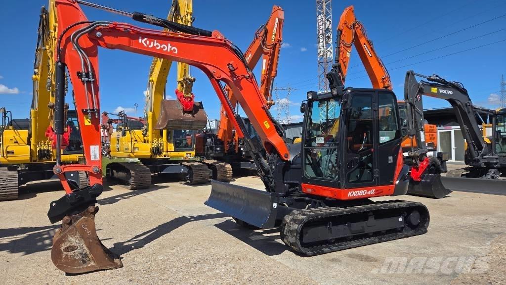 Kubota KX 080-4 Midibagger  7t - 12t