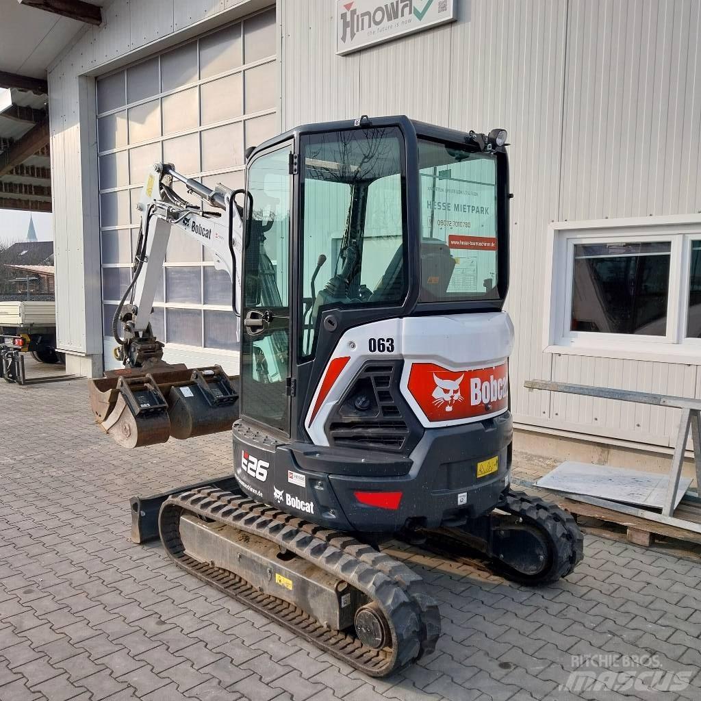 Bobcat E 26 Kabine Minibagger < 7t