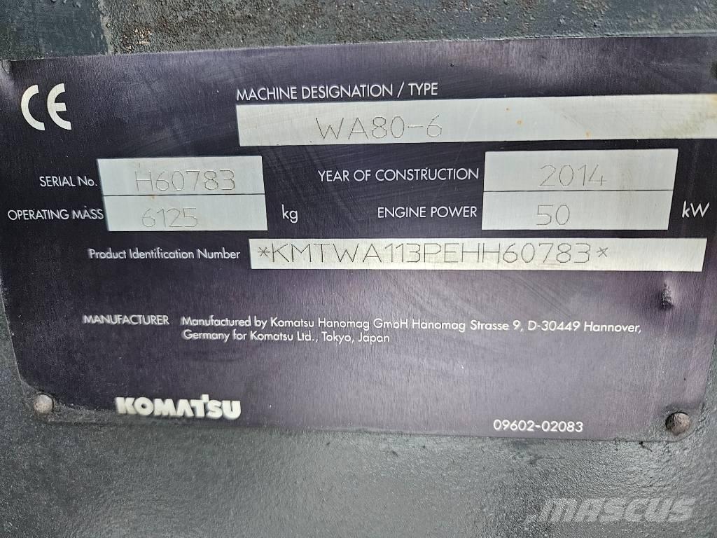 Komatsu WA80-6 Radlader