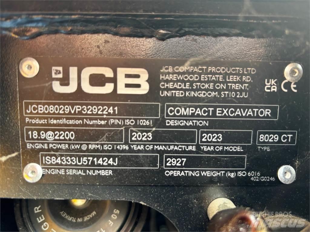 JCB 8029CTS Minibagger < 7t