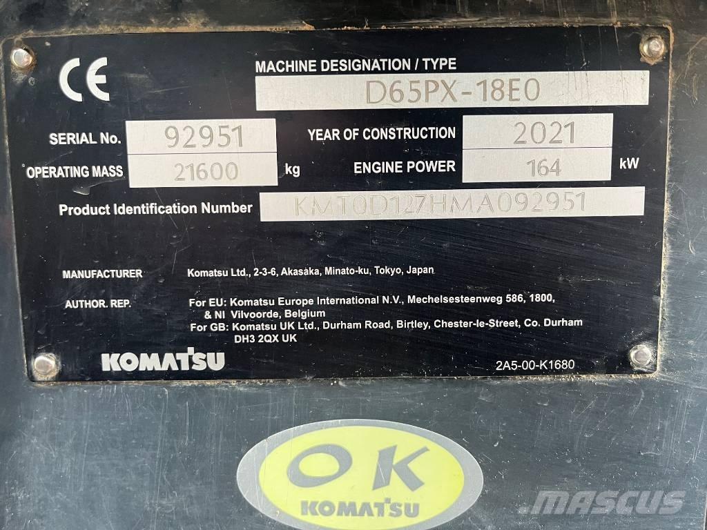 Komatsu D65PX-18E0 Bulldozer