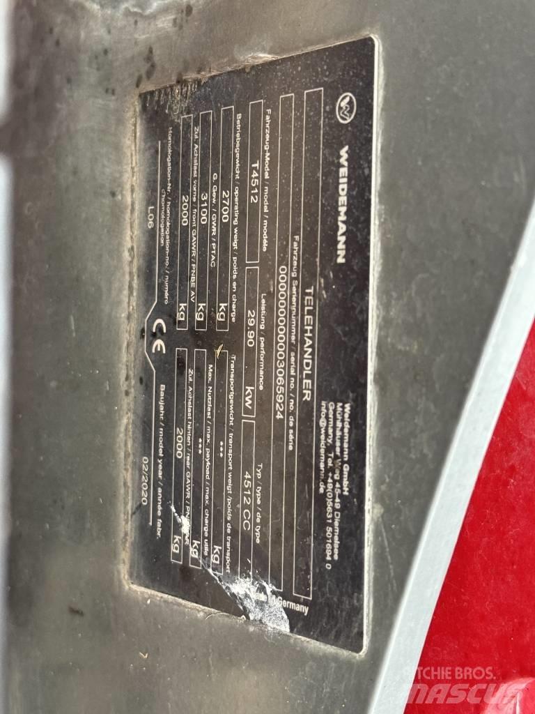 Weidemann T4512 Teleskoplader