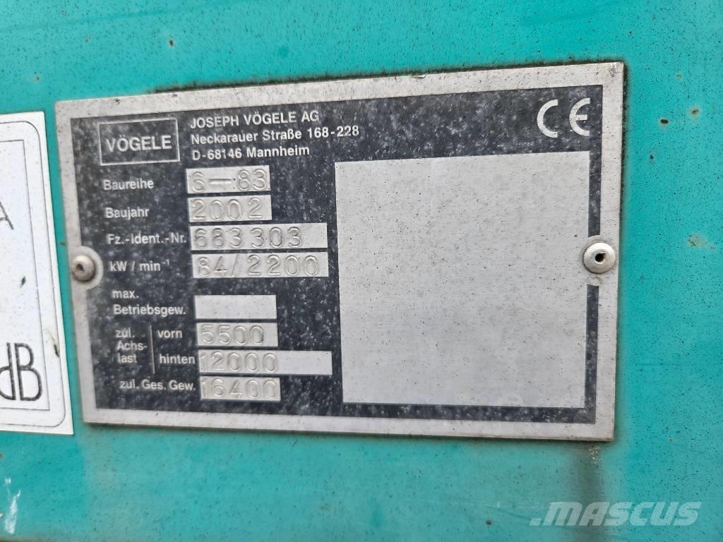 Vögele Super 1603 Strassenfertiger