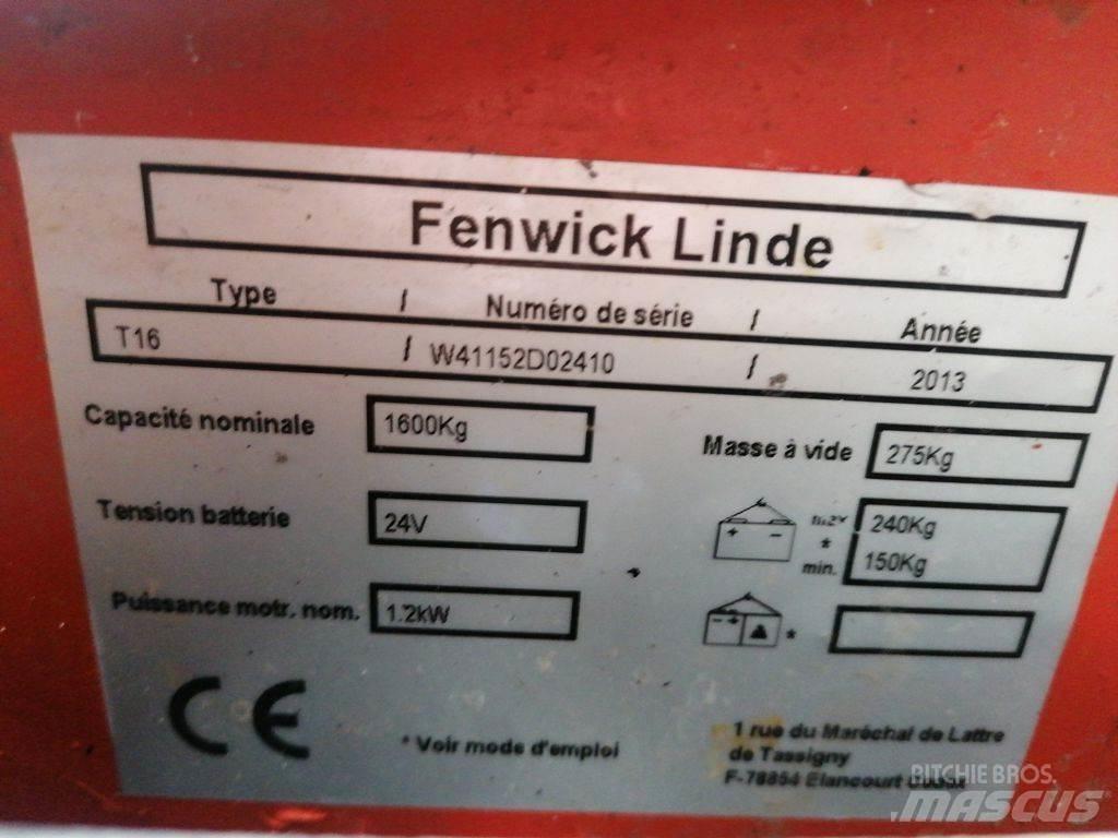 Linde T16 Niedergabelstapler