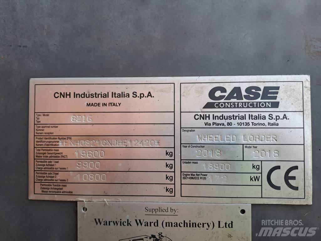 CASE 821GXR Radlader