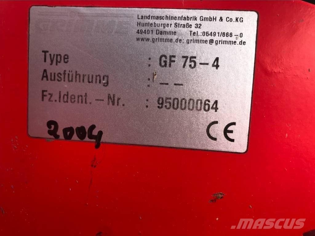 Grimme GF 75-4 Kartoffelpflüge