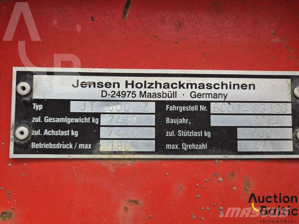 Jensen JT 600 Z Holzhäcksler