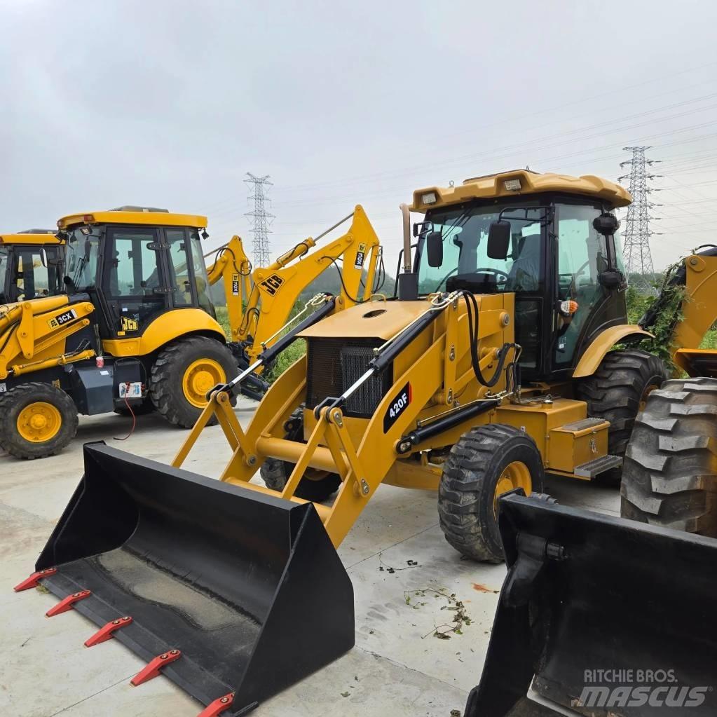 CAT 420F Baggerlader