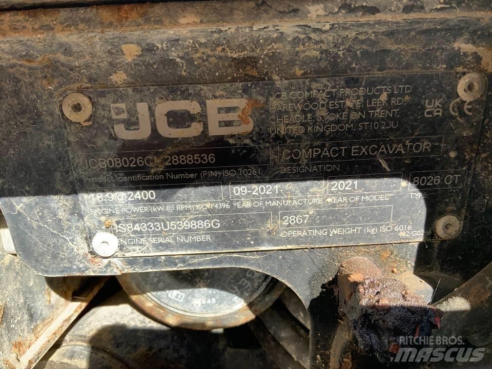JCB 8026 CTS Minibagger < 7t