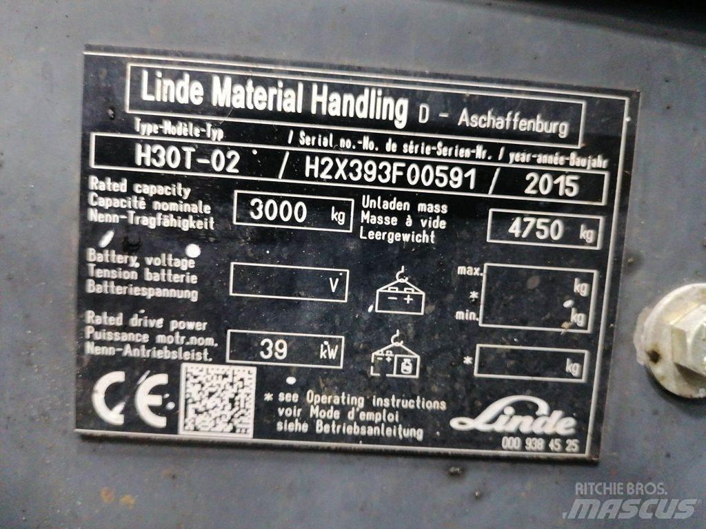 Linde H30T-02 Gasstapler